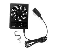 Sharplace Reptile Ventilation Fan, Quiet, Powerful, Versatile Humidity Gauge with Humidity Control & High Temp Alarm for Fish Tanks, Celsius