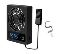 Sharplace Reptile Ventilation Fan, Quiet, Powerful, Versatile Humidity Gauge with Humidity Control & High Temp Alarm for Fish Tanks, Fahrenheit