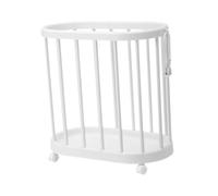 Sharplace Rolling Laundry Basket Yoga Mat Storage Bin Large Capacity Laundry Basket with Wheel for Yoga Block Toys Yoga Strap Dumbbells, white