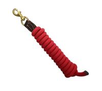 Sharplace Rope Lunge Line Keep Fastened Rein Strong 250cm Training Leash Horse Tack for Walking Playing Obedience Recall Daily Use, Red
