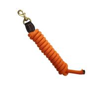 Sharplace Rope Lunge Line Keep Fastened Rein Strong 250cm Training Leash Horse Tack for Walking Playing Obedience Recall Daily Use, Orange