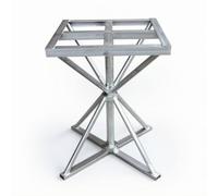 Sharplace Rotating Spray Heavy Duty Worktable Stand Table Rack With 360 Degree Rotation Smooth Turning Top Welded Triangular Bracing Rigid Build Suitable for, 500x500x700mm