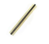 Sharplace Round Pin Header Terminal PCB Adapter High-Temperature Gold Hole Electrical Interface suitable for circuit building electronics labs home tinkering, 2x50p, Double Row Male