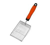 Sharplace Sand Cat Litter Ergonomic Handle Cleaning Tool Comfortable Picking up Portable Collecting Tool Dipper, Red Black, S