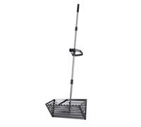 Sharplace Sand Rake Extendable Cat Litter Scoop Adjustable Long Handle Convenient Multifunctional Stainless Steel Deep Scooper