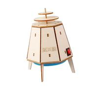 Sharplace Science Return Capsule Model Early Learning Toy Activity Toys Wooden Kit Projects Science for Teens