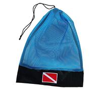 Sharplace Scuba Diving Snorkeling Gear Regulator Beach Travel Mesh Bag, Blue