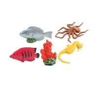 Sharplace Sea Animal Figures Marine Life Figurines Educational,Underwater Life Figure Sea Creatures Toys for Birthday Gift Yard Scene, 1604