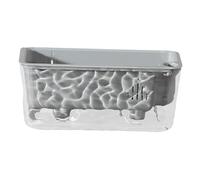 Sharplace Self Watering Planter Garden Window Sill Planter Plant Box Clear Sturdy Modern Nursery Planting Pot for Patio Balcony Plants, gray