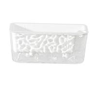 Sharplace Self Watering Planter Garden Window Sill Planter Plant Box Clear Sturdy Modern Nursery Planting Pot for Patio Balcony Plants, white