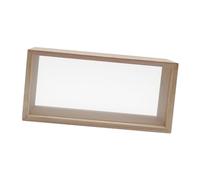 Sharplace Shadow Box Frame Memory Box Frame Table Decoration Shadow Boxes Display Cases Dried Flower Display Box for Photos Flowers Art , Light Wood Color