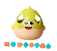 Sharplace Shape Sorting Box Cognitive Development Motor Skills Brain Training Sensory Learning Toy Blocks for 1+ Years Old Girls Boys, Dinosaur