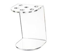 Sharplace Shear Holder,Storage,6 Slot,for Stylist,Acrylic Clear Shear Organizer Scissors Rack for Barber Salon Hairdresser Dog Grooming