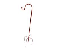 Sharplace Shepherds Hook Garden Hanging Stake Outdoor Wedding Decor 5 Prong Base Bird Feeder Pole for Planters Bird Feeder Porch Indoor, 80cm height