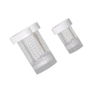 Sharplace Shielded Box Tiddler Egg Shielded Net Space-saving Transparent Utility Cylindrical Hatching Tool Breeder for Office Clownfish, 1 Large and 1 Small