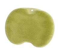 Sharplace Shower Foot Scrubber Mat Foot Cleaning Tool Space Saving Comfortable Bathroom Accessories Back Scrubbing Pad Bath Wash Pad, Green