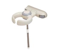 Sharplace Shower Stand Rotating Bracket Adjustable Wall Mounted Foldable Strong Suction Cups Shower Standing Bath for Kids Newborn, Gray