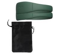 Sharplace Silicone Patella Band Knee Support with Drawstring Bag for Running Accessory Multipurpose Lightweight Flexible Soft 80x26.5mm, 2Pcs Green