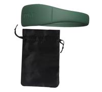 Sharplace Silicone Patella Band Knee Support with Drawstring Bag for Running Accessory Multipurpose Lightweight Flexible Soft 80x26.5mm, 1Pc Green
