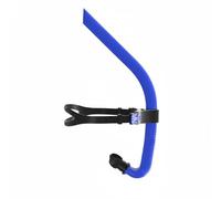 Sharplace Silicone Snorkel Front Mount Swimmer Snorkel Breathing Strap With Large Diameter Tube And Secure Fit Suitable for conditioning sets swim coaching skills refinement aquatic training, Blue