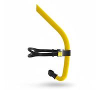 Sharplace Silicone Snorkel Front Mount Swimmer Snorkel Breathing Strap With Large Diameter Tube And Secure Fit Suitable for conditioning sets swim coaching skills refinement aquatic training, Yellow