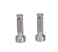 Sharplace Single Head Dumbbell Stainless Steel Dumbbell Hand Weight With Non Slip Knurled Handle Bright Silver Finish Wear Resistant Suitable for strength gains, 1.0kg Each, 2.0kg Total
