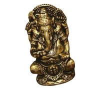 Sharplace Sitting Buddha Statue Hindu Elephant God Statue Craft Collectible Decorative Figurine Sculpture for Garden Home Shelf Office, 5.1cmx2.9cmx1.5cm