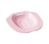 Sharplace Sitz Bath Basin for Toilet Hip Bath Hangable Comfortable Portable Reusable Lightweight Basin Bidet for Men and Women Elderly, Pink