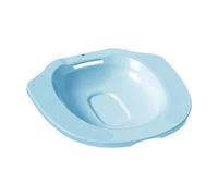 Sharplace Sitz Bath Basin for Toilet Hip Bath Hangable Comfortable Portable Reusable Lightweight Basin Bidet for Men and Women Elderly, Blue