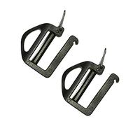 Sharplace Slider Buckles Webbing Straps Buckle, for Replacement Repair Backpack Strap Buckle Fasteners, 2pcs