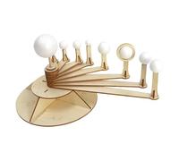 Sharplace Solar System Model Kit Space Toy Unfinished Physics Learning Tool Nine Sphere Instrument Science Kit for Boys Girls Students