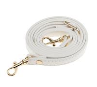 Sharplace Solid Adjustable Crossbody Shoulder Bag Handbag Straps Replacements 120cm, White, Adjustable Length