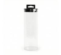 Sharplace Sports Ball Container Pickleball Ball Tube Holder Canister Storage Organizer with Transparent PVC Sealed Design Portable Lightweight Tube Suitable for Training Team Practice Home Storage