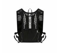 Sharplace Sports Shoulder Pack Running Vest Backpack Chest Pack With Water Pouch Compartment And Drinking Tube Exit Breathable Honeycomb Mesh High Visibility , Black