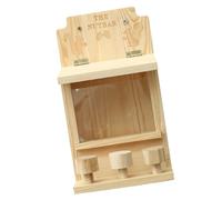 Sharplace Squirrel Feeder Box House Easy to Clean Garden Funny Gifts Squirrel Feeding Stations Easy Installation Wood