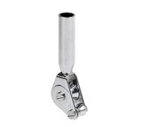 Sharplace Stainless Steel Fishing Rod Guides Tip Double Roller Rod Guides - Boat Fishing Trolling, Silver, 8.5mm