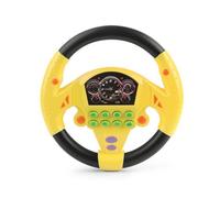 Sharplace Steering Wheel Toy Toddler Driving Simulation Wheel With Realistic Audio Suction Hold Lightweight Portable Form suitable for cross town drives pushchair trips