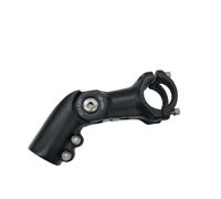 Sharplace Stem Extension Adjustable Handlebar Stem Riser Connector Bike Steering Part With Angle Marks Aluminum Alloy Construction With Four Bolt Handlebar, Sand Black, 90mm X 31.8mm X 28.6mm