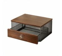 Sharplace Sturdy Desktop Storage Rack with Drawer | Surface, Open-Frame Countertop Organizer, Easy Assembly, Coffee Station Organizer, for Kitchen, Small Living areas