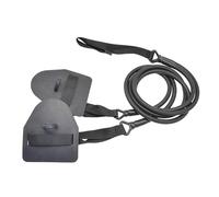 Sharplace Swim Resistance Exercise Band Arm Strength Cord Stroke Correction Paddle Material Suitable for Beginners Professional Gym Use, Black, Medium Weight