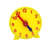 Sharplace Teaching Clock Early Education Visual Teaching Aids Life Skills Training Activity for Children Ages 5 6 7 Year Old, 12Hrs
