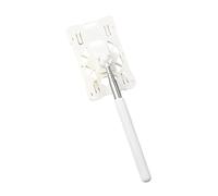 Sharplace Telescopic Rod Card Holder Reacher Vehicle Parking Toll Swiping Pole for Fee Paying Ergonomic Handle Practical Grabber Tool, White