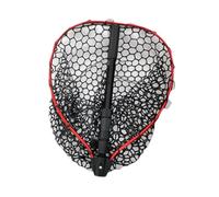 Sharplace Telescoping Fishing Net, Catching Mesh Portable Gear Gift Fishing Tool Equipment Wading Net Silicone Mesh for Saltwater Kayak, Red