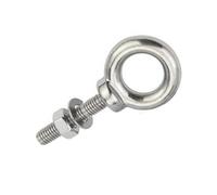 Sharplace Tire Fastening Tie Down Loop Eye Bolt Stainless Steel With Threaded Bolt And Hardware For Load Control Suitable for garage workshop utility vehicle