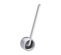 Sharplace Toilet Brush Rotary Standing Bristles for Household, Gray