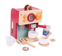 Sharplace Toy Coffee Maker for Kids Coffee Machine Playset Learning Basic Skills Birthday Gifts Kitchen Accessories Small Appliance Toy