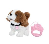 Sharplace Toy Dogs for Kids Electronic Walking Dog Toy Plush Interactive Realistic Robot Dog Wagging Tail Cute Musical Singing Puppy Educational Toys for Boys Girls Toddlers Birthdays Gifts，Brown 2