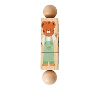 Sharplace Toy Rotating Block Develop Strategic Thinking Hand Eye Coordination Puzzle Toy Educational Puzzle, Style B