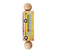 Sharplace Toy Rotating Block Develop Strategic Thinking Hand Eye Coordination Puzzle Toy Educational Puzzle, Style E