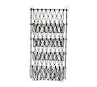 Sharplace Toy Storage Wall Hanging Organizer Bathroom Stuffed Animal Toy Net Hammock for Books Ball Boys Girls Kids Room Playroom, Black